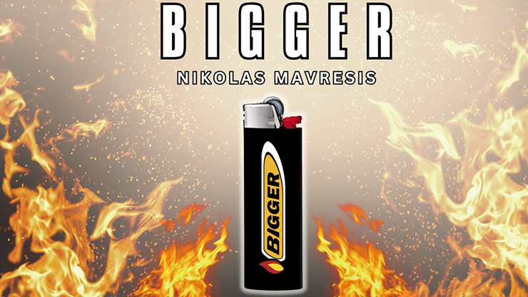 Bigger by Nikolas Mavresis BIC Logo auf Feuerzeug vergrößert und verwandelt  sich Zaubertrick visuell