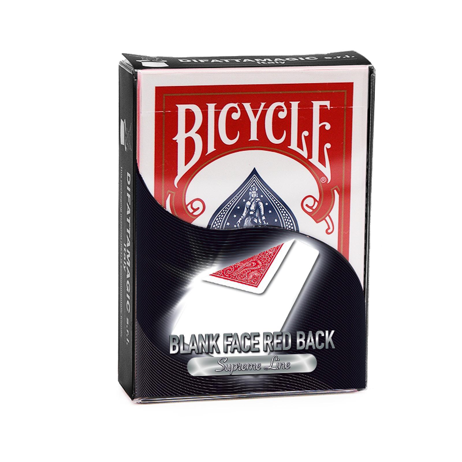 Bicycle - Supreme Line - Blank face/Red back | Card Magic  Trick Decks |  Product Themes | All Magic | Tesmar Zauberartikel
