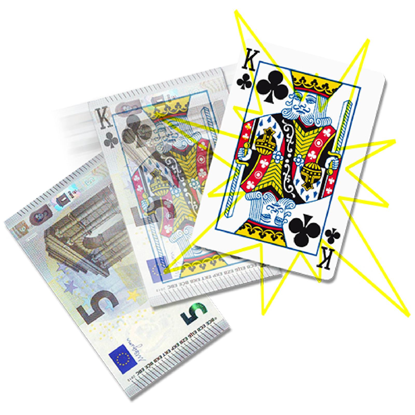 Geldschein zu Karte Money to Card, Zaubertricks, Übersicht