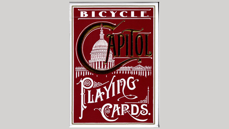 Fahrrad Capitol Spielkarten Von US Playing CardSammlerstück Poker Deck rot 